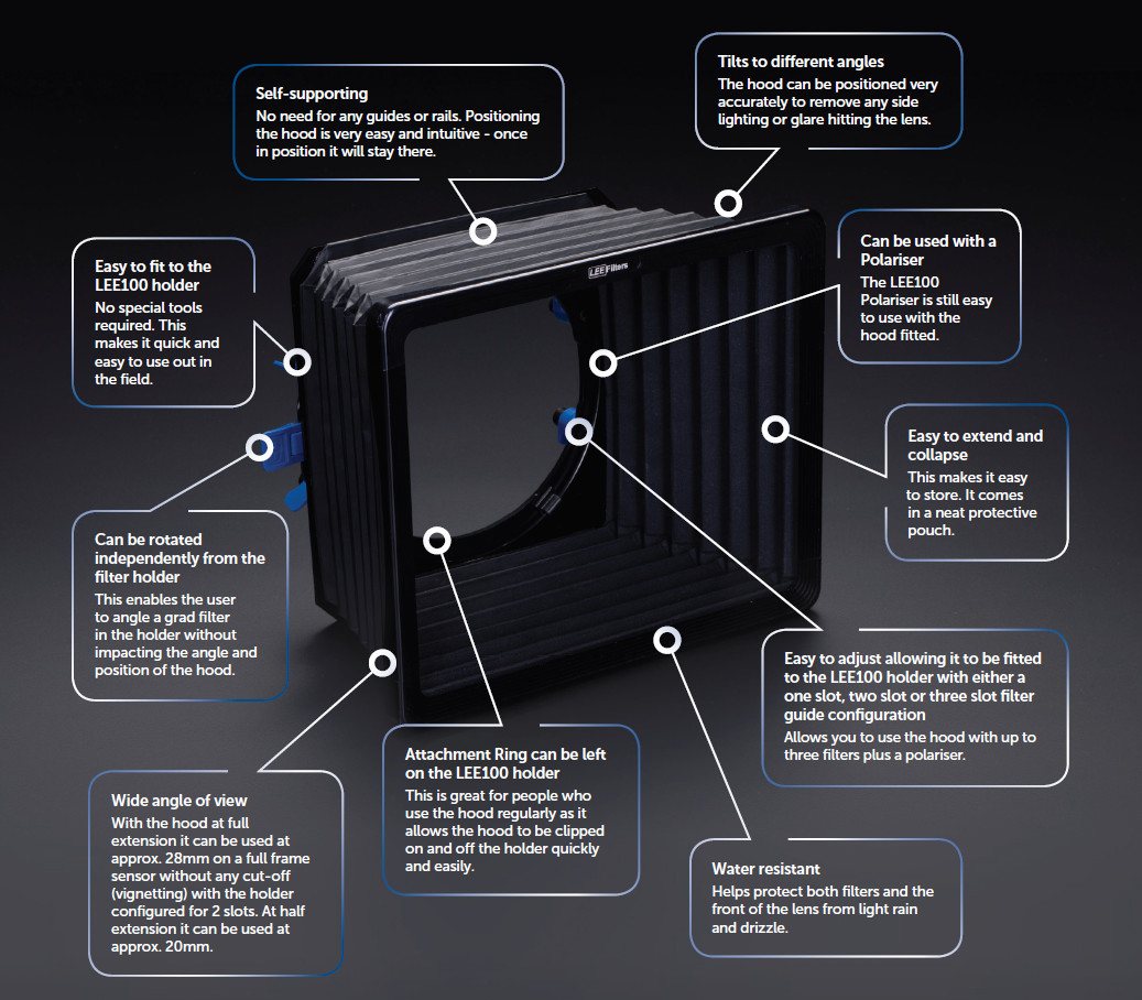 LEE100 Hood features and benefits